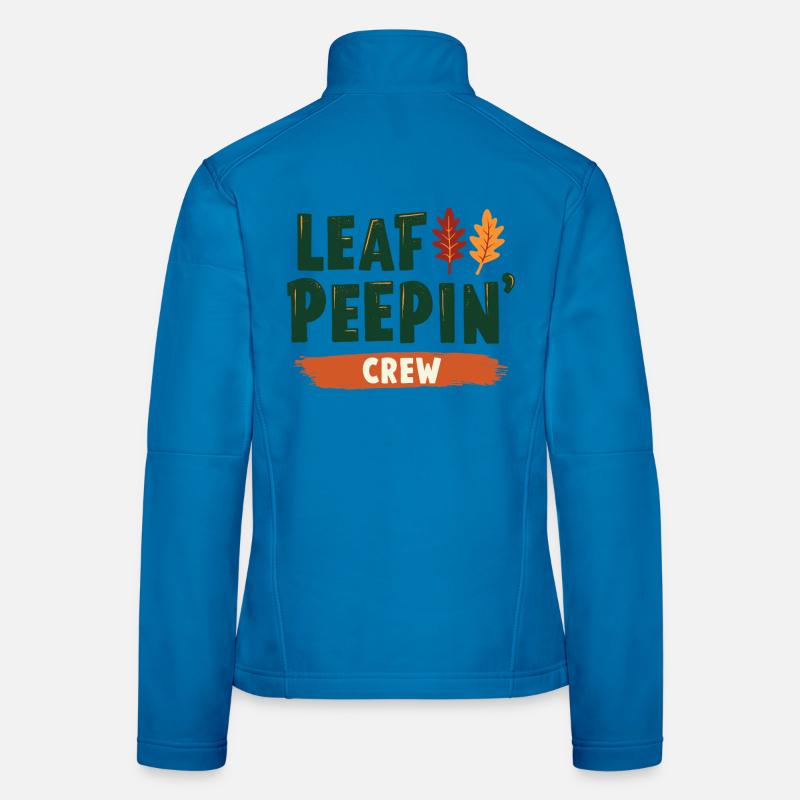 Citation de Leaf Peeping Crew Veste en tissu softshell Femme