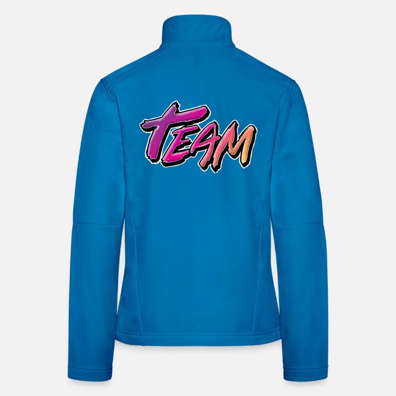 Équipe Veste en tissu softshell Femme