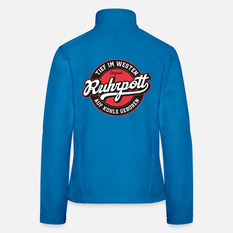 Ruhrpott Original Kreis Logo - Frauen Softshelljacke - Lichtblau