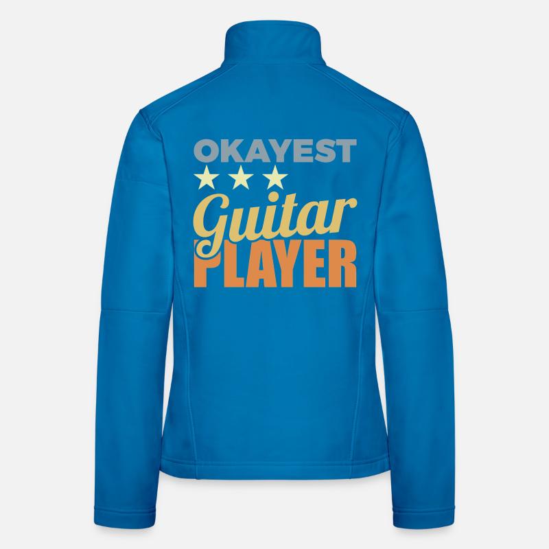 Average Guitar Player Women's Softshell Jacket