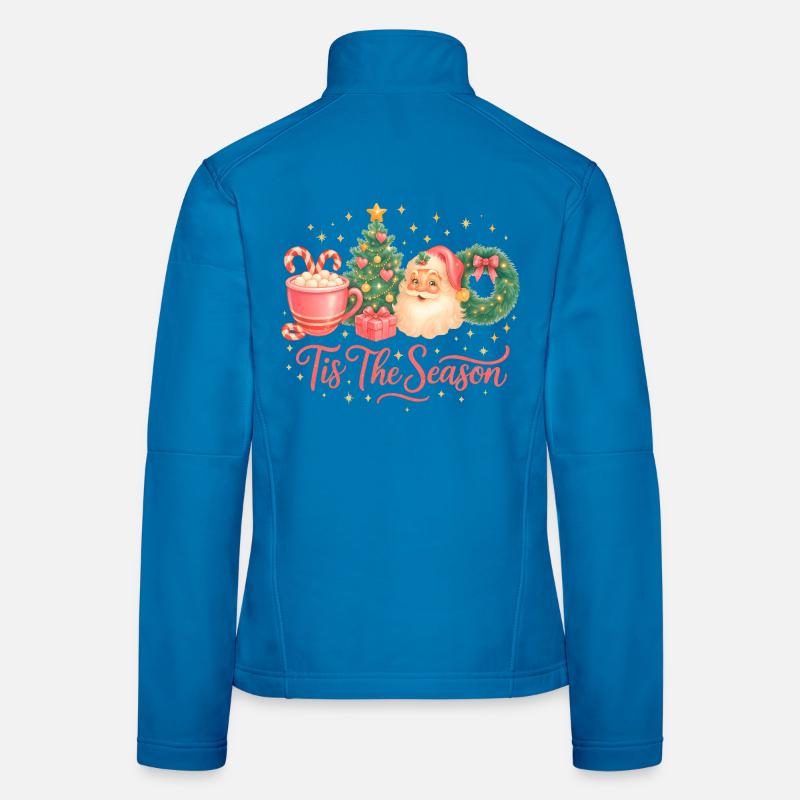 C’est la saison Design de Noël mignon Veste en tissu softshell Femme