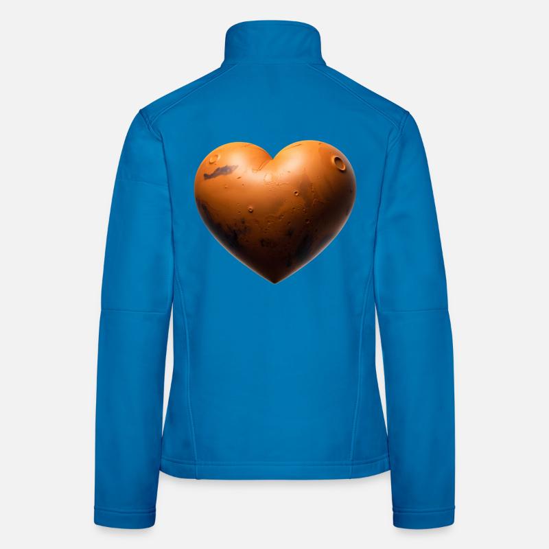 MARS LOVER - peace & love Women's Softshell Jacket