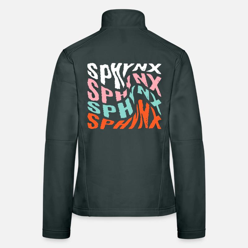 SPHYNX-Katze Frauen Softshelljacke