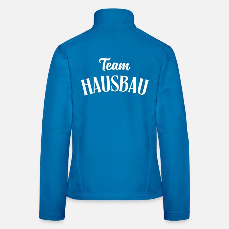 Construction de maisons d’équipe Veste en tissu softshell Femme