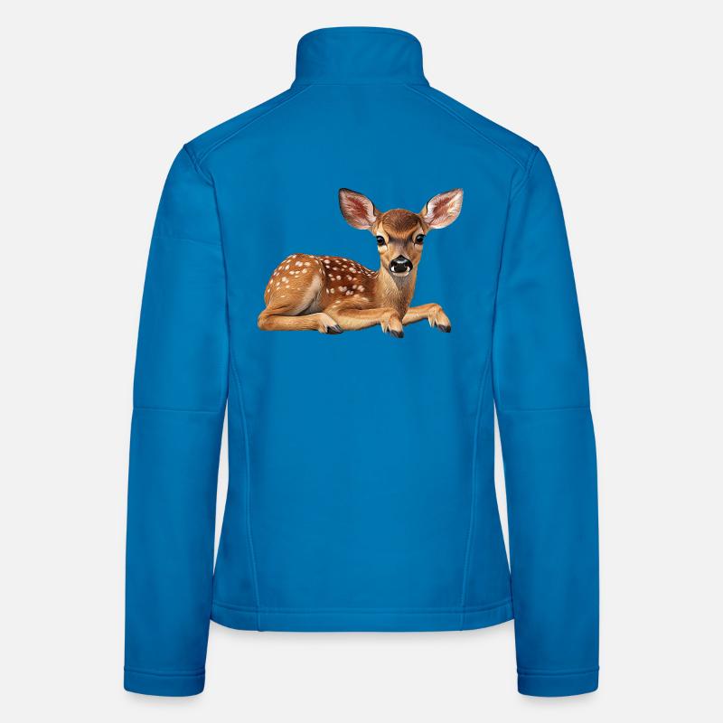 Fawn deer Women's Softshell Jacket