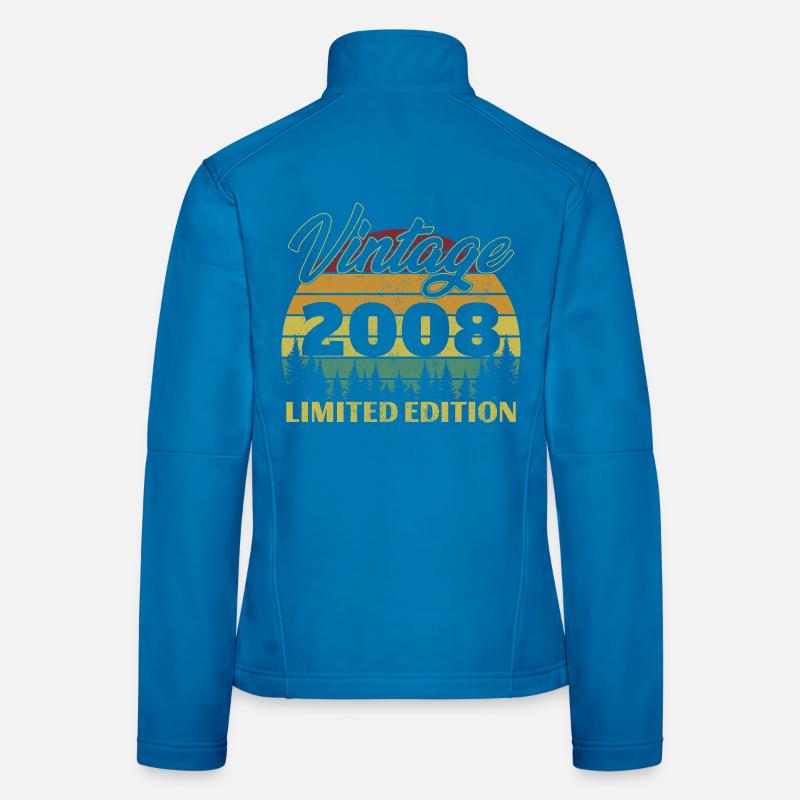 2008 Vintage Retro Geburtstagsgeschenk Frauen Softshelljacke