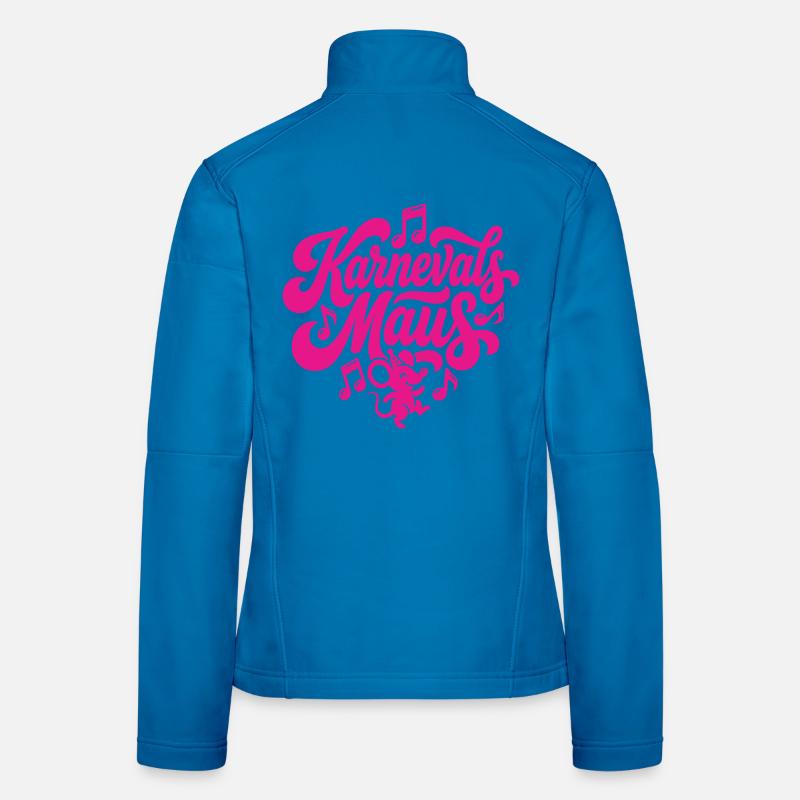 Karnevals Maus Karnevalsmaus Karneval Party Tanzen - Frauen Softshelljacke - Lichtblau