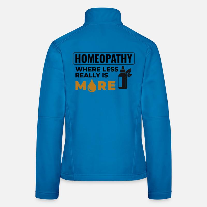 Homéopathie où moins c’est plus d’équipement professionnel Veste en tissu softshell Femme