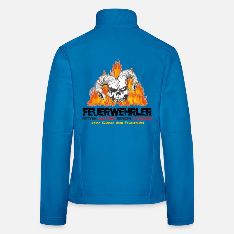 Pompier Fire Devil Veste en tissu softshell Femme