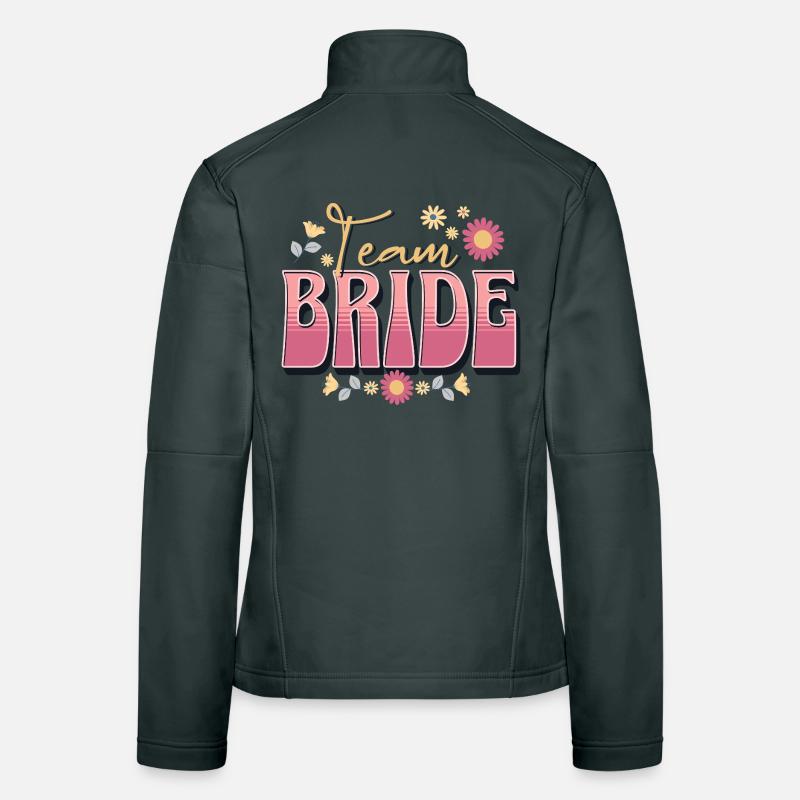 Équipe Bride Veste en tissu softshell Femme