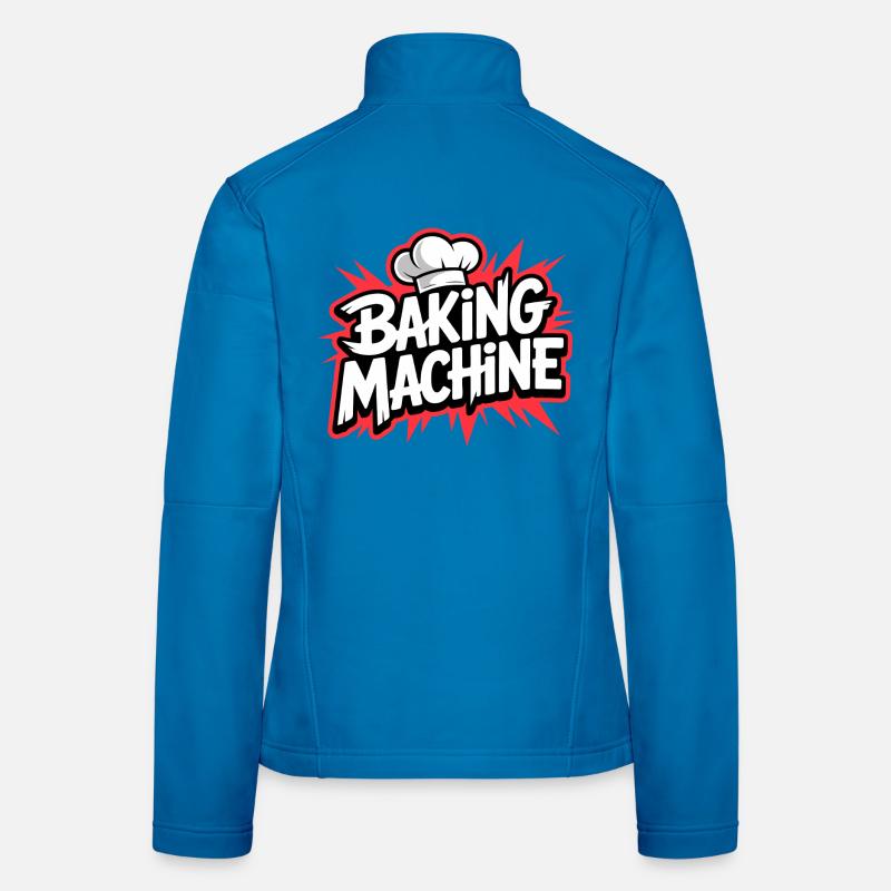 Baking Machine Fun Women's Softshell Jacket