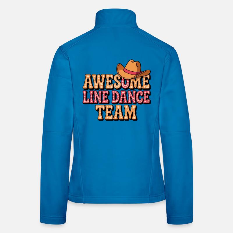Awesome Line Dance Team Women's Softshell Jacket