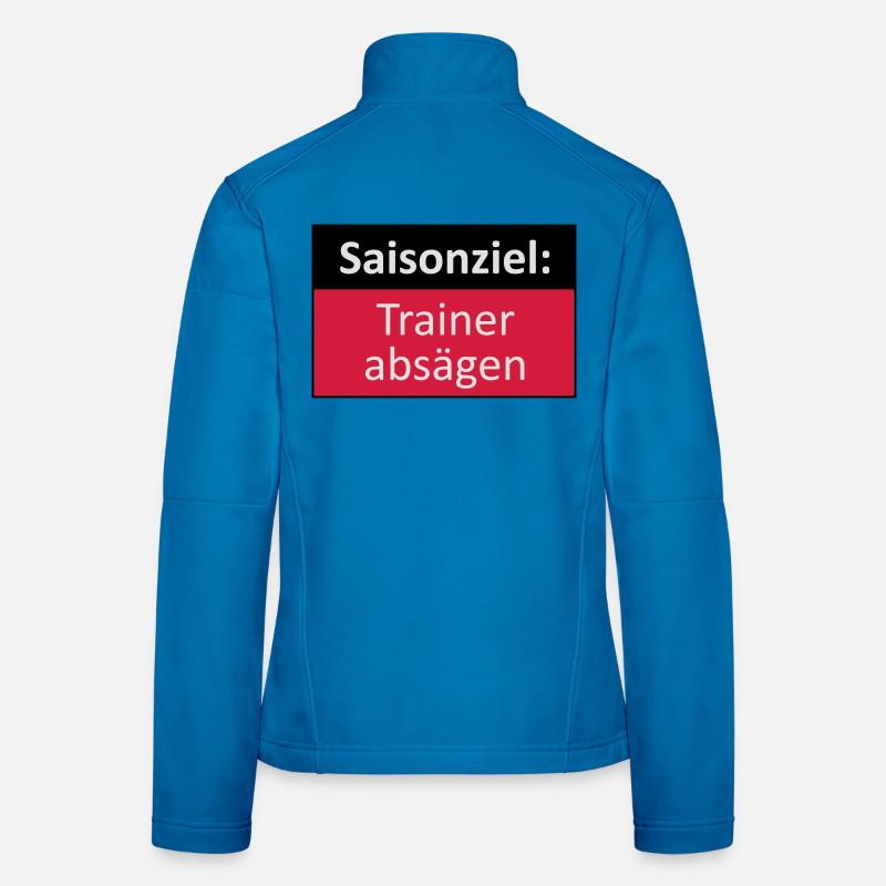 Trainer absägen Frauen Softshelljacke