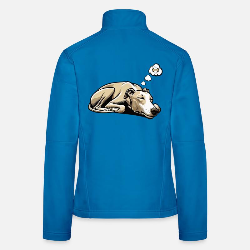 Whippet Windhund Whippets Windhundbesitzer - Frauen Softshelljacke - Lichtblau