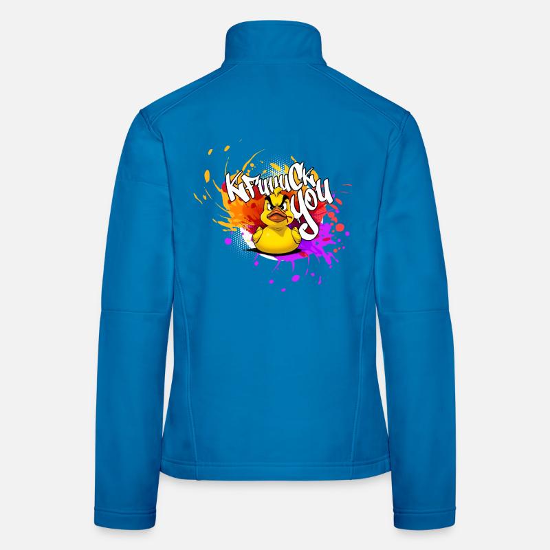 Graffiti Duck: Eine Explosion der Farben Frauen Softshelljacke