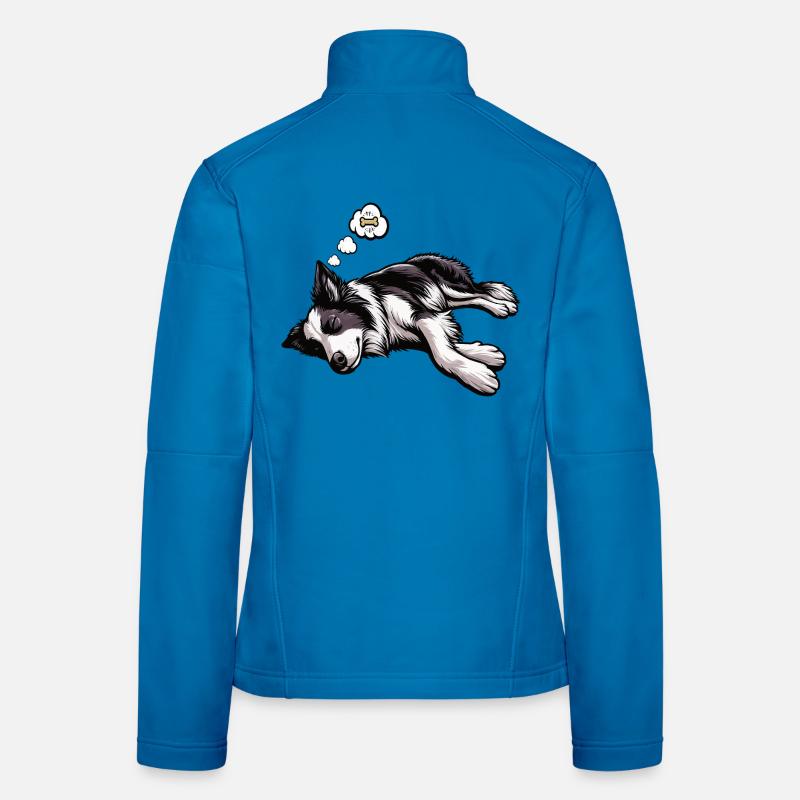 Border Collie Collie Owner Collie Lover - Women's Softshell Jacket - light blue