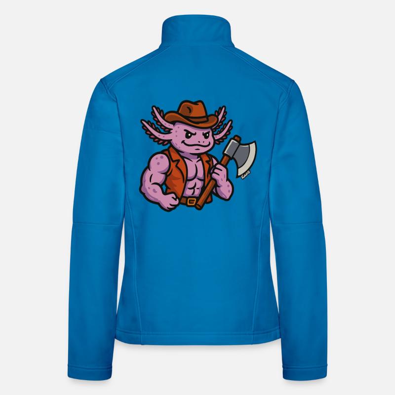 Goblinoïde Aoxolotl Bûcheron Guerrier Veste en tissu softshell Femme