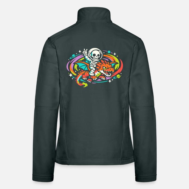 Space Dragon Women's Softshell Jacket