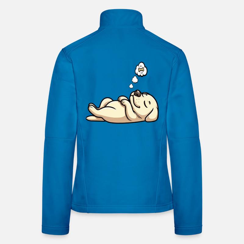 Labrador Labrador propriétaire Labrador lover Veste en tissu softshell Femme