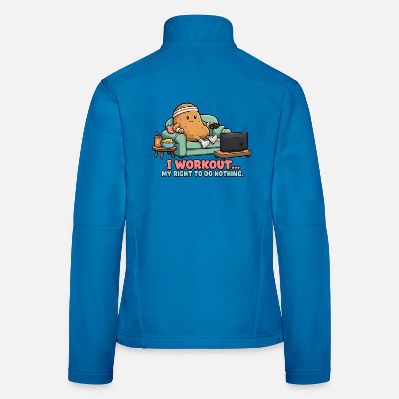 Couchpotato - Women's Softshell Jacket - light blue