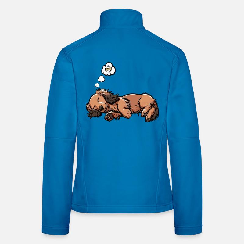 Long-haired Dachshund Dachshund Holder Dachshund Tekkel Women's Softshell Jacket