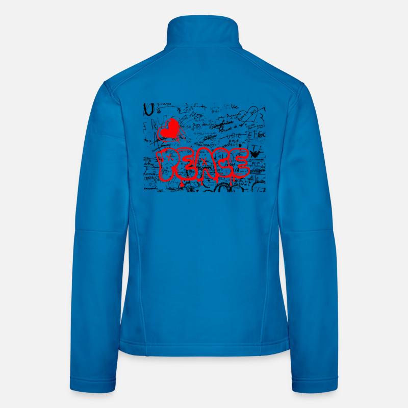 Pense Graffiti Heart Red Women's Softshell Jacket