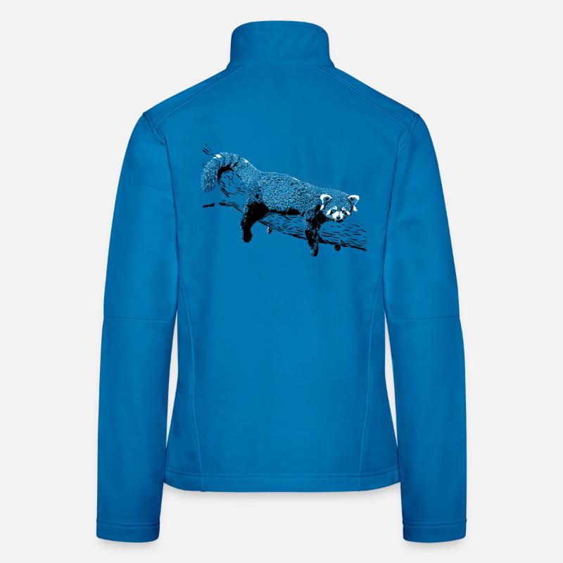 Lazy Red Panda - Women's Softshell Jacket - light blue