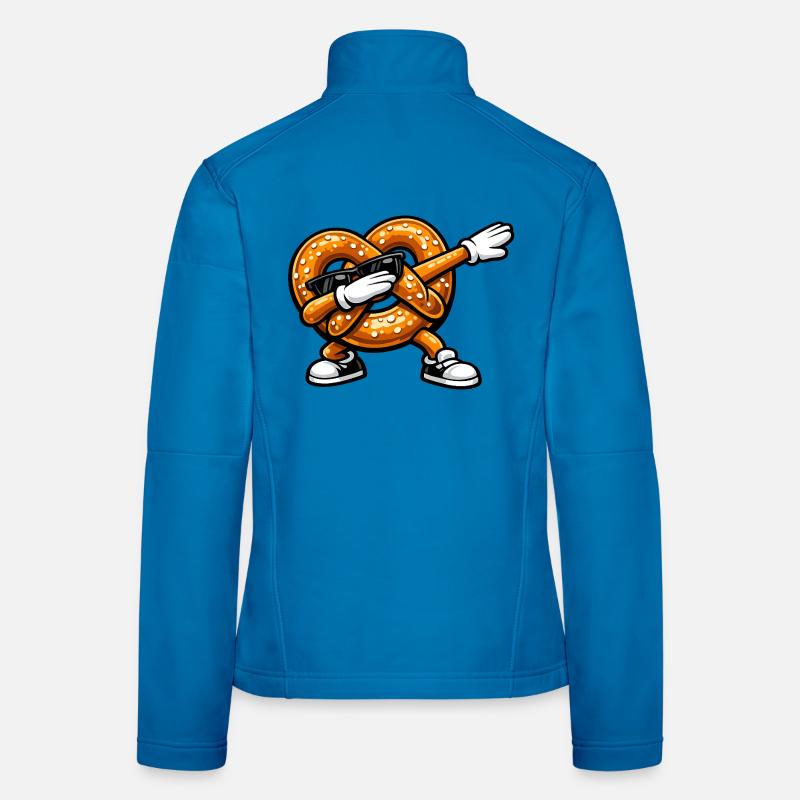 Dabbing Brezel Frauen Softshelljacke