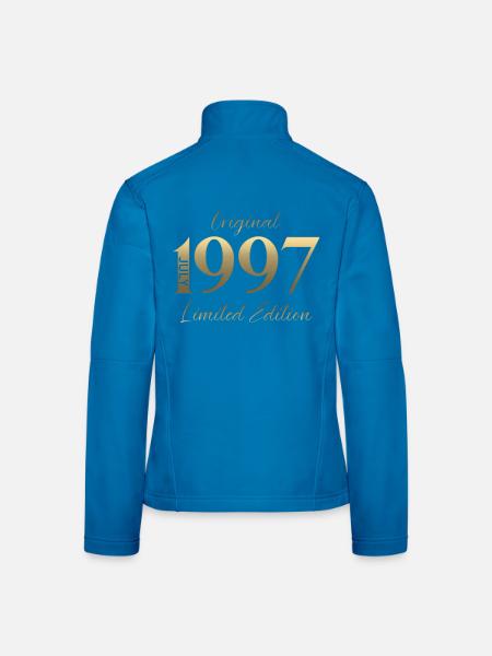 29. Geburtstag Geschenk Vintage Juli Jahrgang 1997 - Frauen Softshelljacke - Lichtblau - Hinten