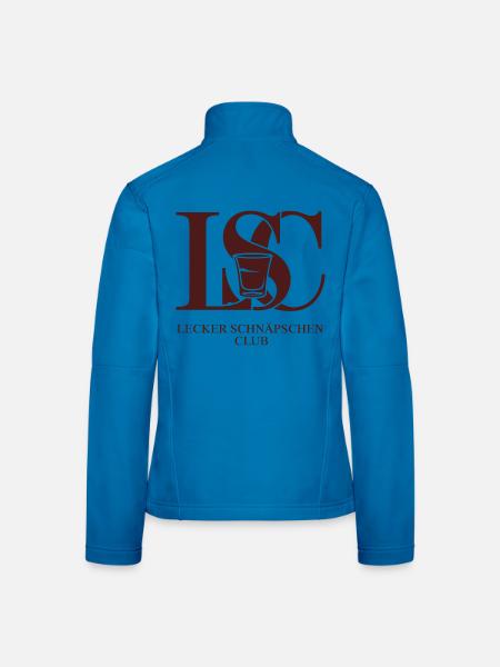 Lecker Schnäpschen Club Kneipe Saufen JGA Schnaps - Frauen Softshelljacke - Lichtblau - Hinten