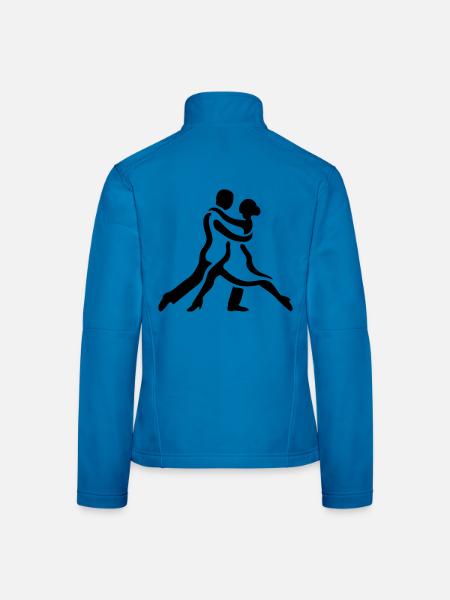 tangoLogoDancer - Frauen Softshelljacke - Lichtblau
