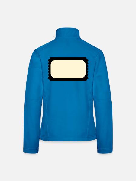 Ticket - Frauen Softshelljacke - Lichtblau - Hinten