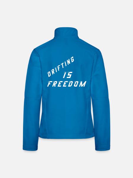 Drifting is freedom - Frauen Softshelljacke - Lichtblau