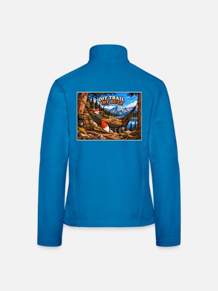 Abseits des Weges, außer Dienst – Hammock Fox - Frauen Softshelljacke - Lichtblau - Hinten