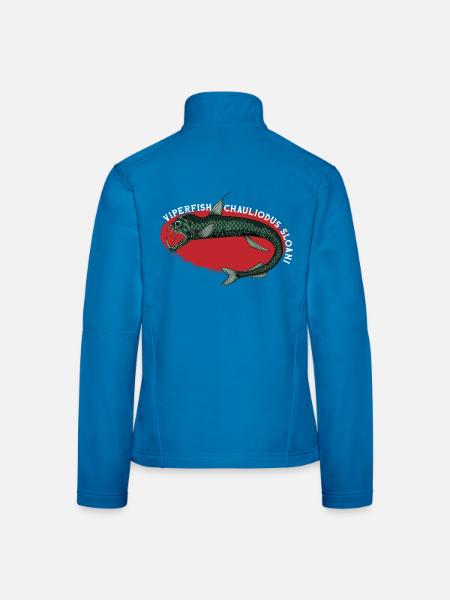 Tiefsee Monster - Viperfisch - Frauen Softshelljacke - Lichtblau - Hinten