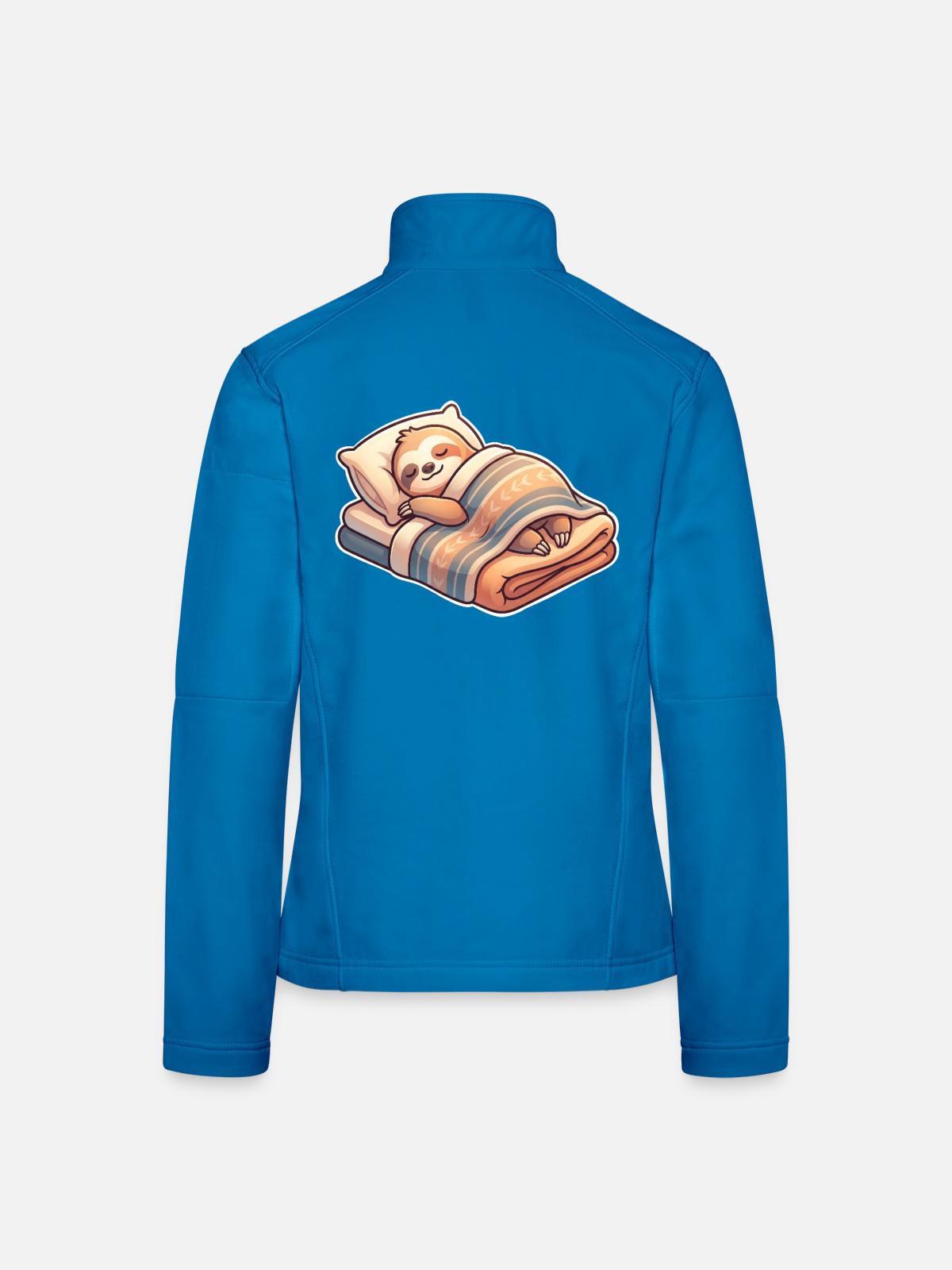 Faultier - Frauen Softshelljacke - Lichtblau - Hinten