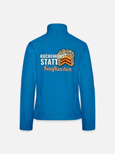Hobbybäcker Geschenk für den ersten Festkuchen - Frauen Softshelljacke - Lichtblau - Hinten