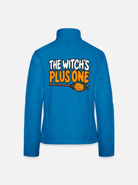 The Witch's Plus One - Frauen Softshelljacke - Lichtblau - Hinten
