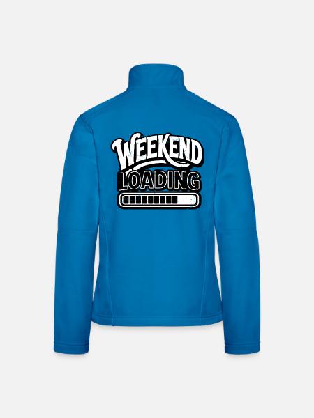 weekend loading - Frauen Softshelljacke - Lichtblau