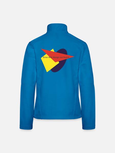 Nerd-Humor - Error 404: Design not found - Frauen Softshelljacke - Lichtblau