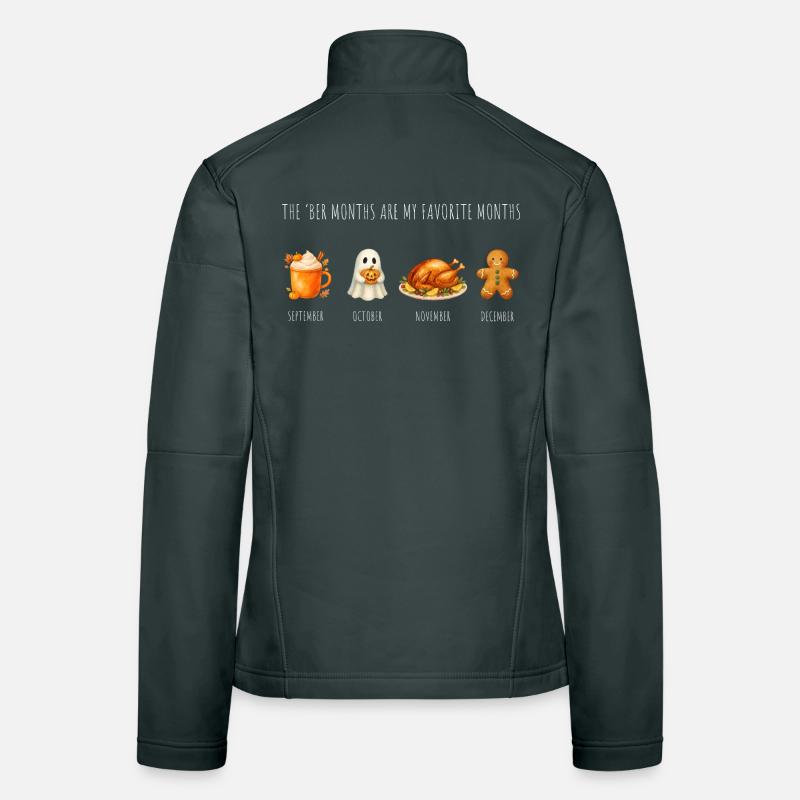 Les mois de Ber sont mes mois préférés Veste en tissu softshell Femme