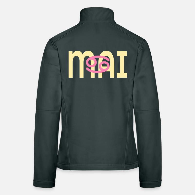 Geburtstag Mai - Sternzeichen Krebs Frauen Softshelljacke