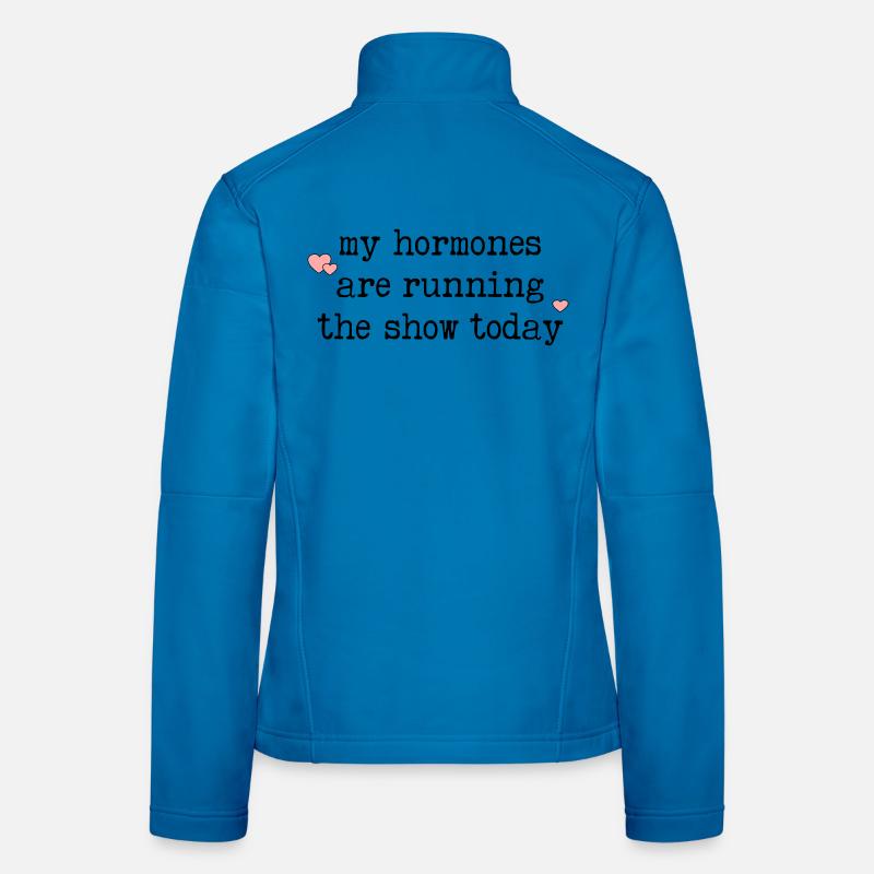 Lustige Hormonwechsel Frauen Softshelljacke