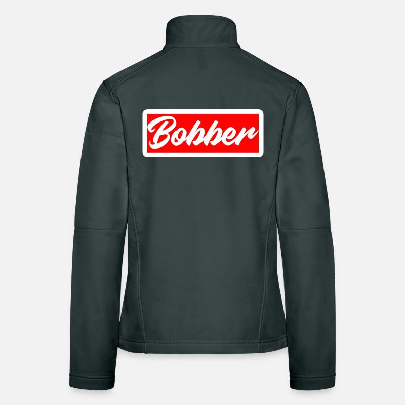 bobber chopper biker cruise sticker sticker Women's Softshell Jacket