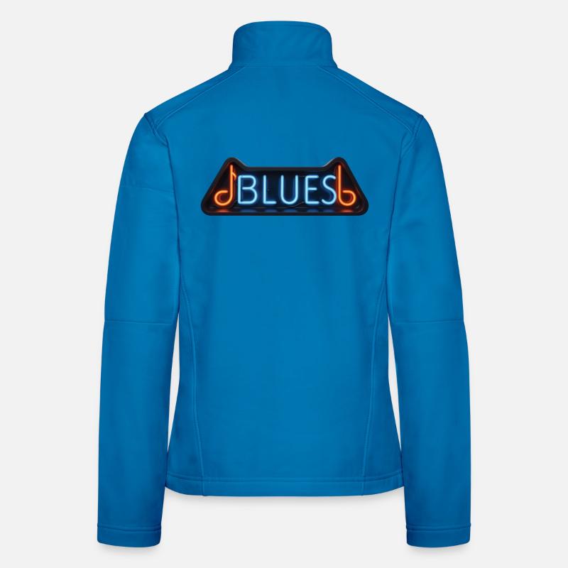 BLUES NEON – Klangbild Frauen Softshelljacke