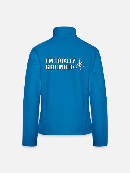 Totally Grounded Klettern - Frauen Softshelljacke - Lichtblau - Hinten