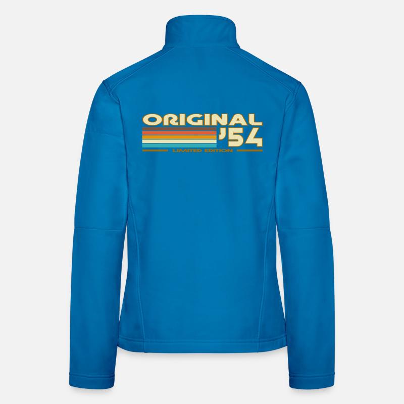 Original 54 Rainbow Retro Frauen Softshelljacke