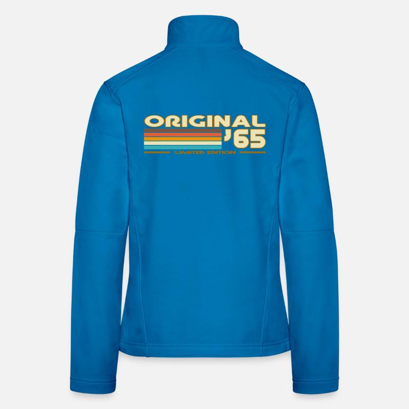 Original 65 Rayures Rétro Veste en tissu softshell Femme