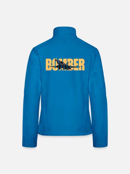 Bomber Tu-22 M3 - Frauen Softshelljacke - Lichtblau - Hinten