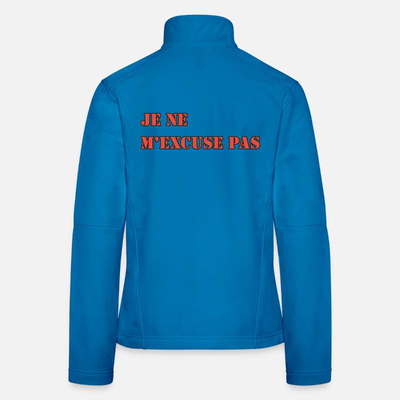 JE NE M’EXCUSE PAS Veste en tissu softshell Femme